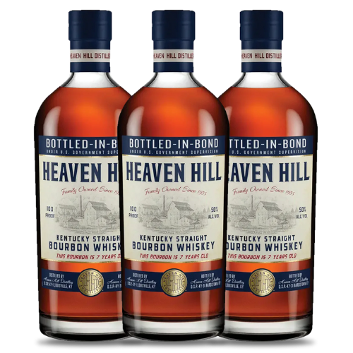 Heaven Hill 7-Year Bottled-in-Bond Bourbon – Party Discounted Bundle (3 x 750ml)