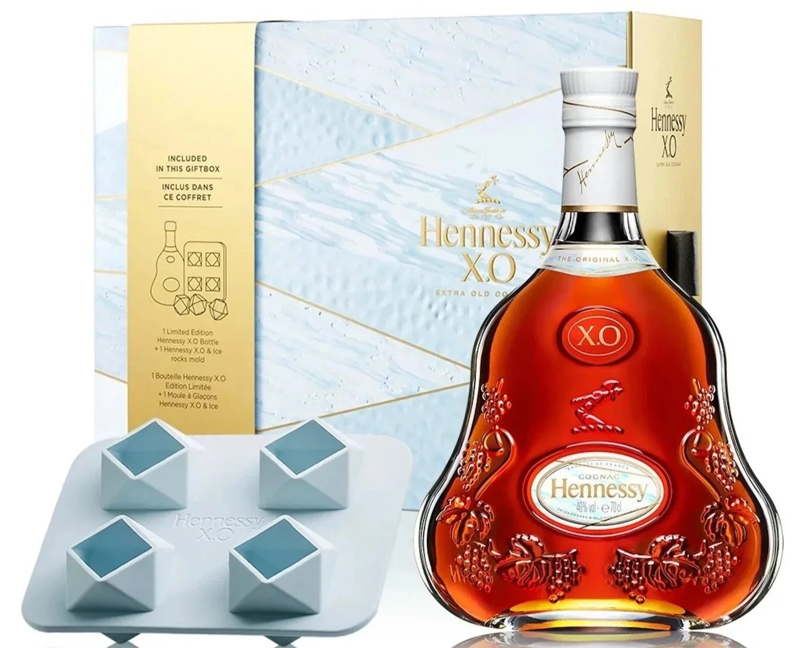Hennessy X.O. Cognac With Ice Mold Tray
