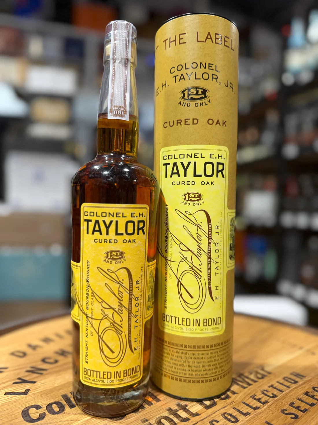 Colonel E.H. Taylor 'Cured Oak' Straight Kentucky Bourbon Whiskey 2026 release 750ml. (Sale Price end September 30th)