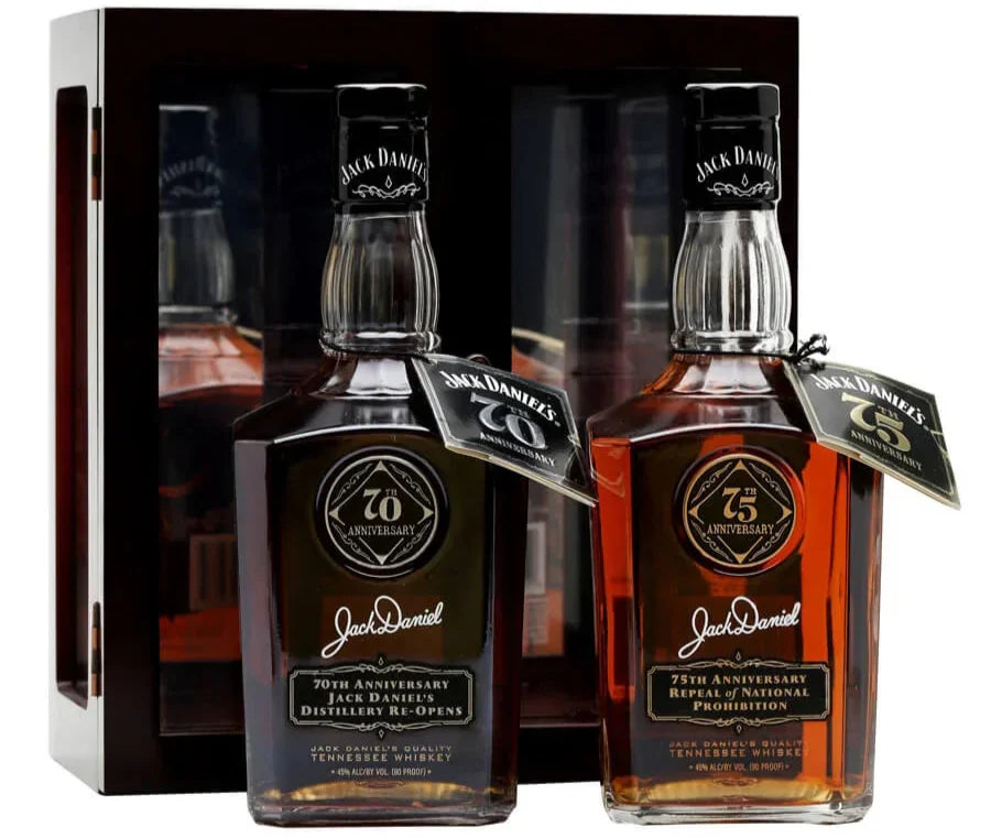 Jack Daniels 75th Anniversary 70th Anniversary Combo