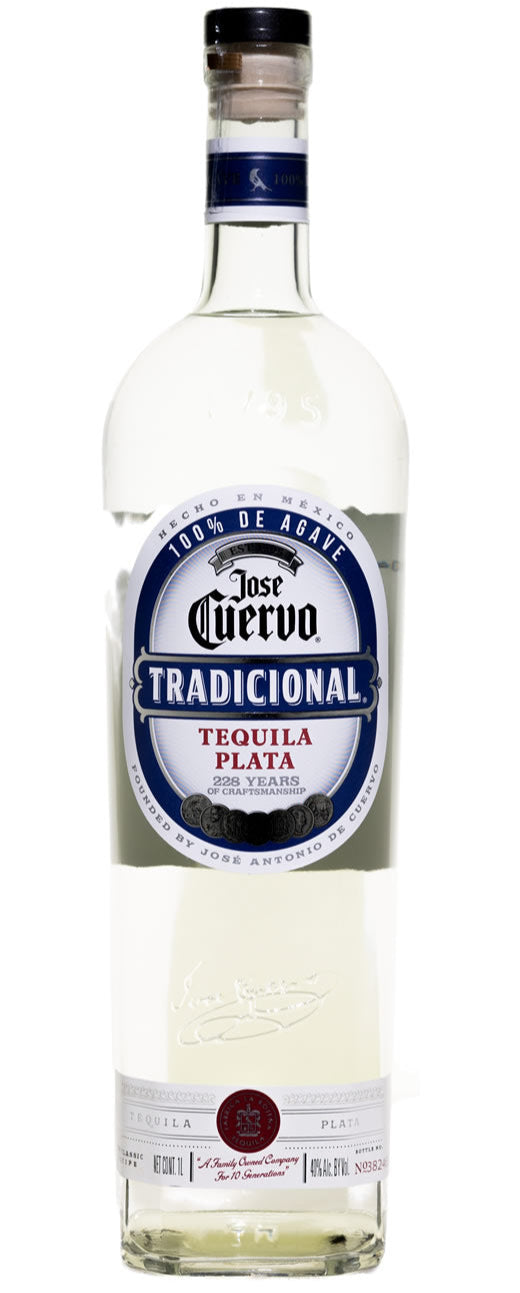 Jose Cuervo Tradicional Tequila Plata (100% Blue Agave, 40% ABV)