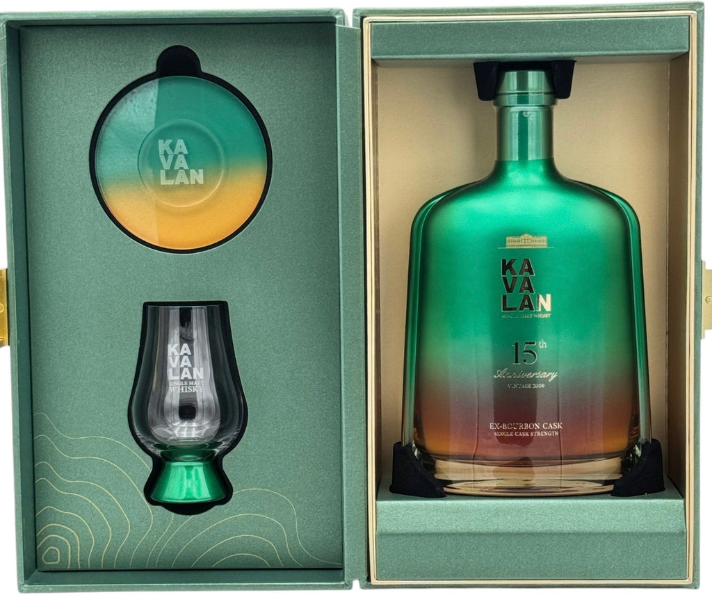 Kavalan 15th Anniversary Vintage 2009 Ex-Bourbon Cask Strength Single Malt Whisky