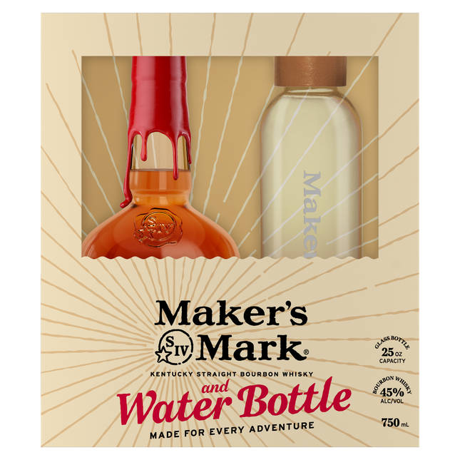 Maker's Mark Set with Water Bottle