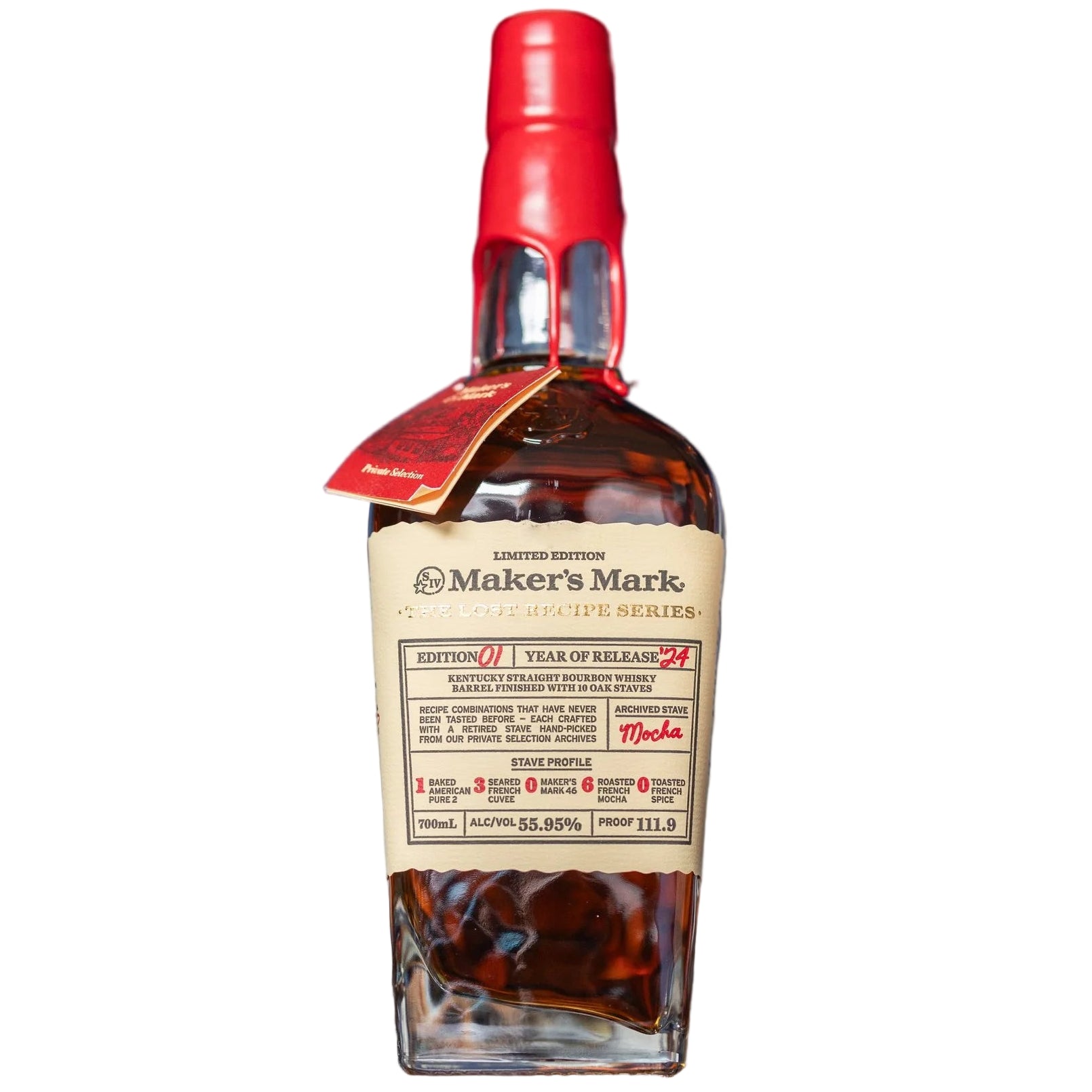 Maker’s Mark Lost Recipe Series: Edition 1 (2024 Release) – Archived Stave: Mocha, 700mL
