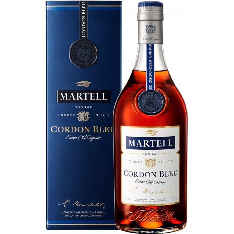 Martell Cordon Bleu Cognac.