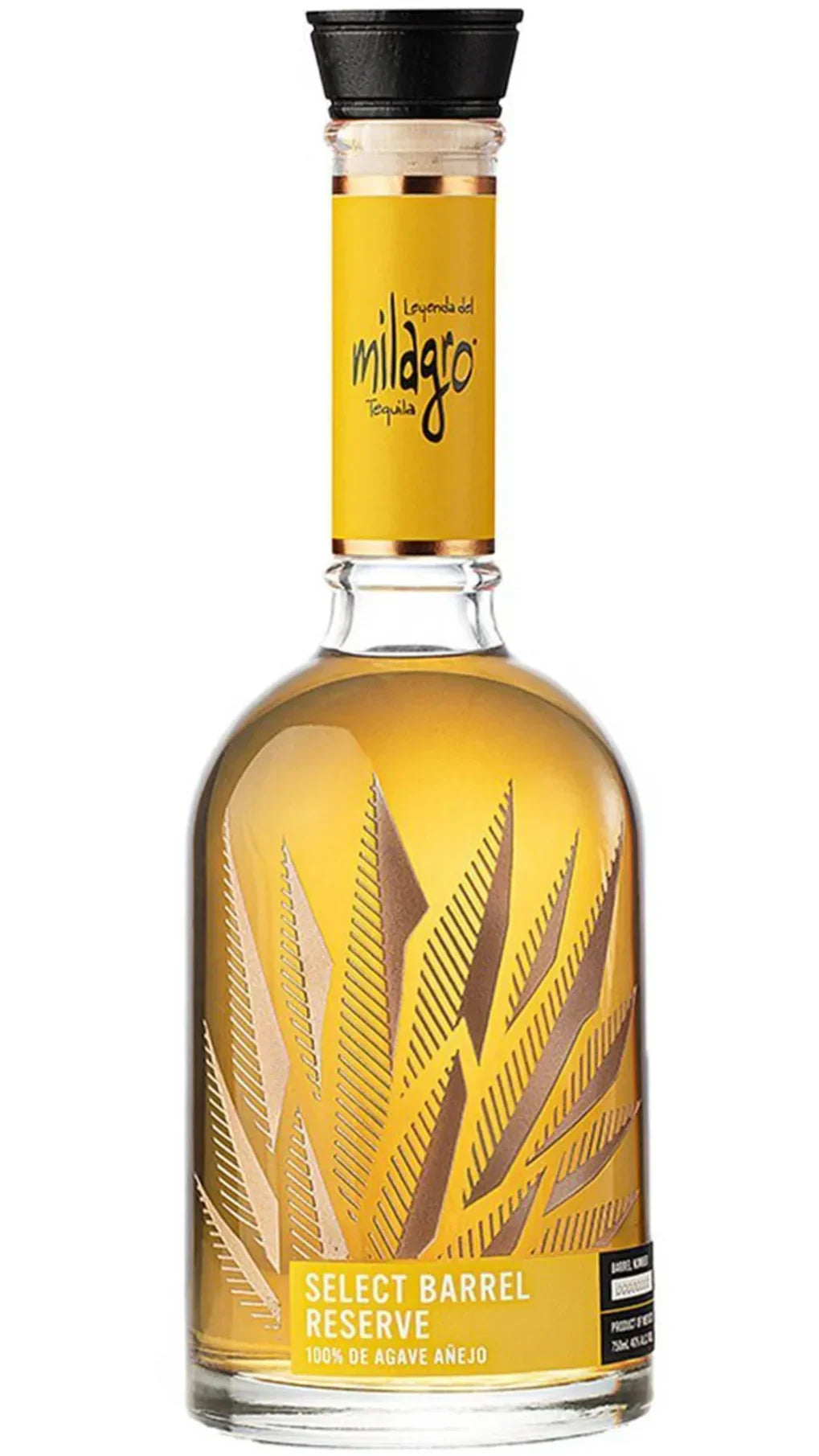 Milagro Select Barrel Reserve Añejo Tequila – Ultra-Premium Aged Tequila (750ml, 40% ABV)