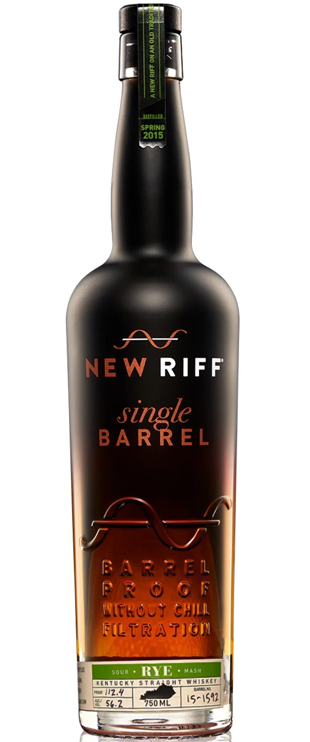 New Riff Single Barrel Rye – Kentucky Straight Rye Whiskey (750ml, 55% ABV)