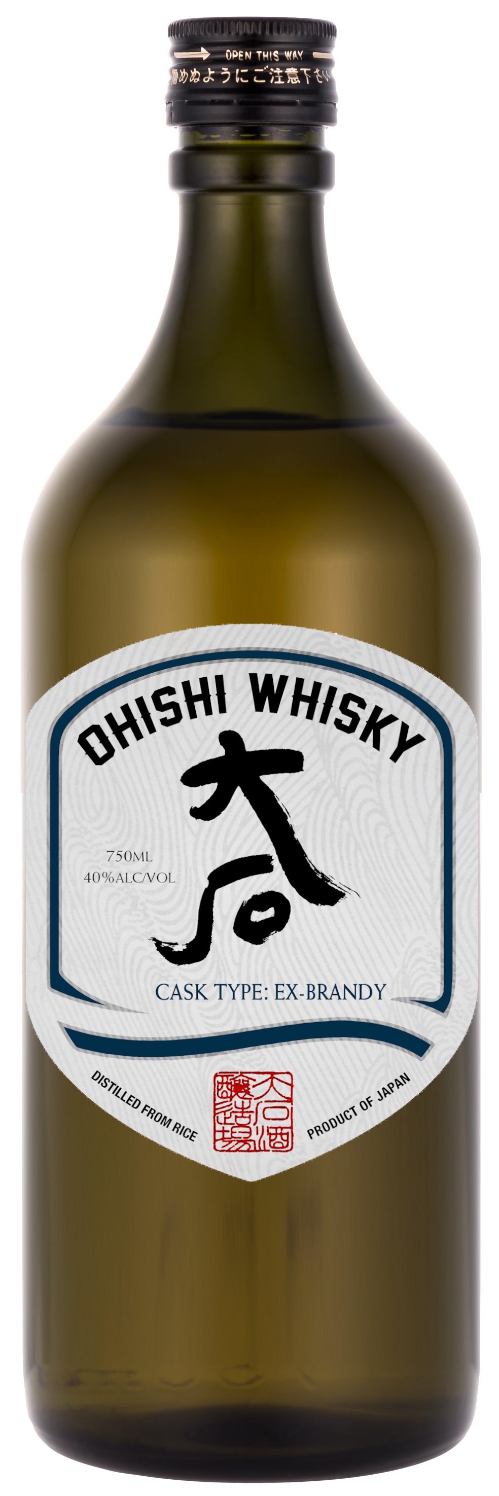 Ohishi Distillery Ex Brandy Cask Japanese Whisky