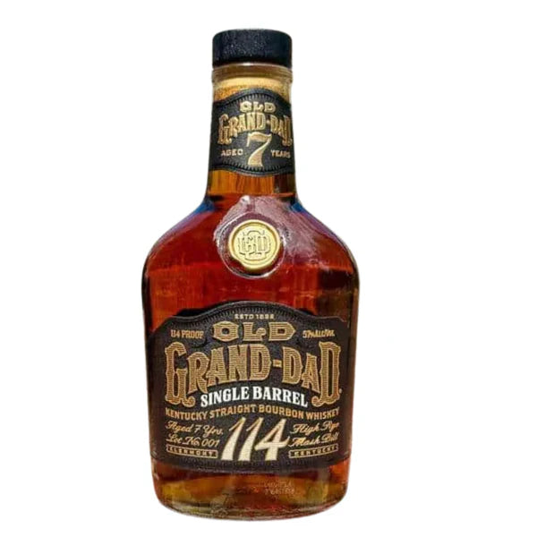 Old Grand-Dad Single Barrel Kentucky Straight Bourbon Whiskey Aged 7 Years 750ml