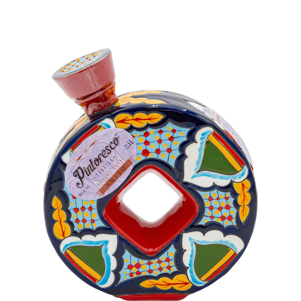 Pintoresco Tequila Extra Anejo Color Round