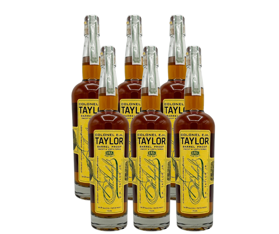 Colonel E.H. Taylor, Jr. Barrel Proof Uncut & Unfiltered Bourbon Whiskey Bundle (6x 750ml)