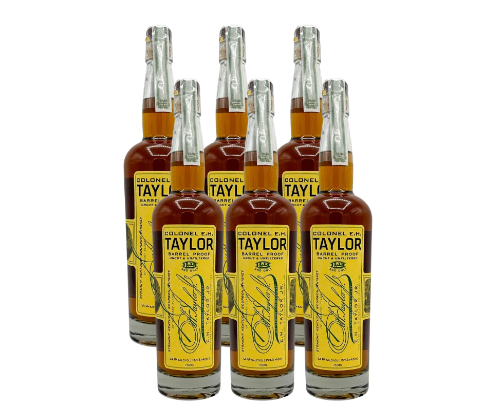 Colonel E.H. Taylor, Jr. Barrel Proof Uncut & Unfiltered Bourbon Whiskey Bundle (6 x 750ml)