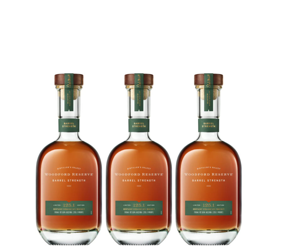 Woodford Reserve Barrel Strength Rye Limited Edition Bundle ( 3 x 700ml )