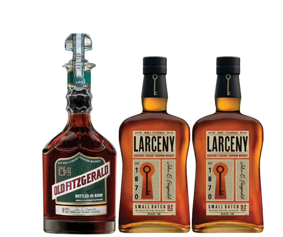 Old Fitzgerald 9 Year Old Bourbon & Larceny Small Batch Bourbon Bundle (3 x 750ml)