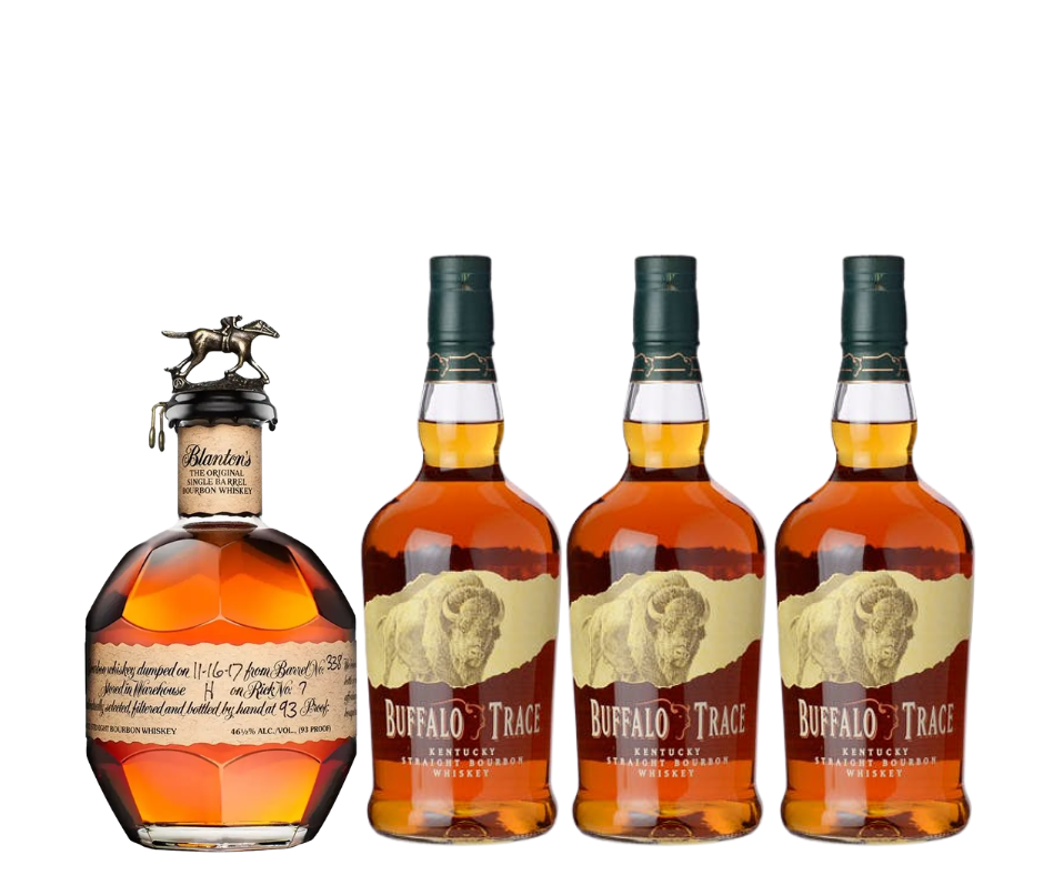 Blanton’s Original & 3 x Buffalo Trace – 4 Bottle Bundles