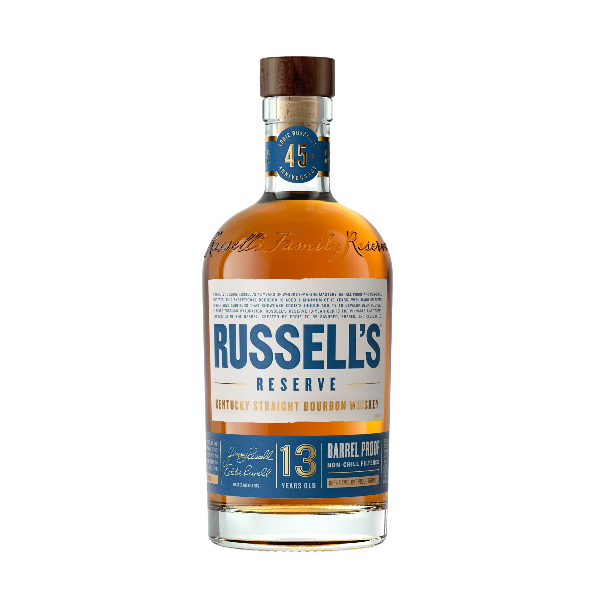 Russell’s Reserve 13 Year Old Bourbon 45th Anniversary 2026 Release 750ml