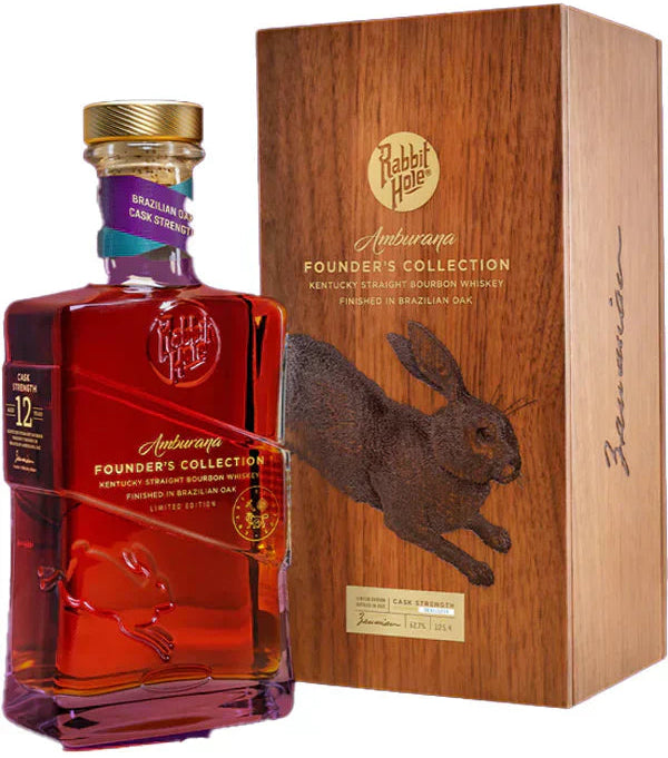 Rabbit Hole Founders Collection Amburana Brazilian Oak Finish Kentucky Straight Bourbon Whiskey Limit Per Customer