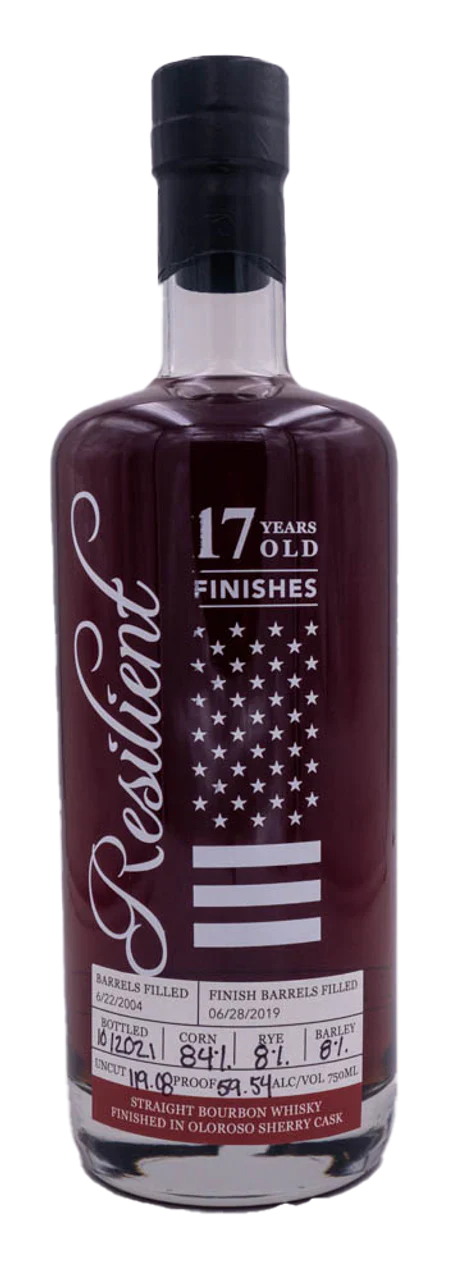 Resilient 17 Year Sherry Cask Finished Bourbon