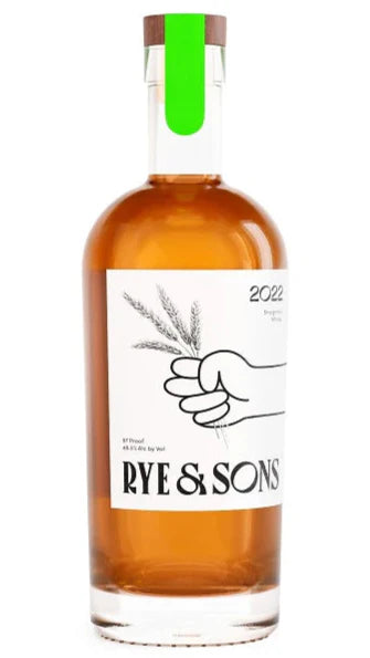 Rye And Sons Straight Rye Whiskey Kentucky 2022