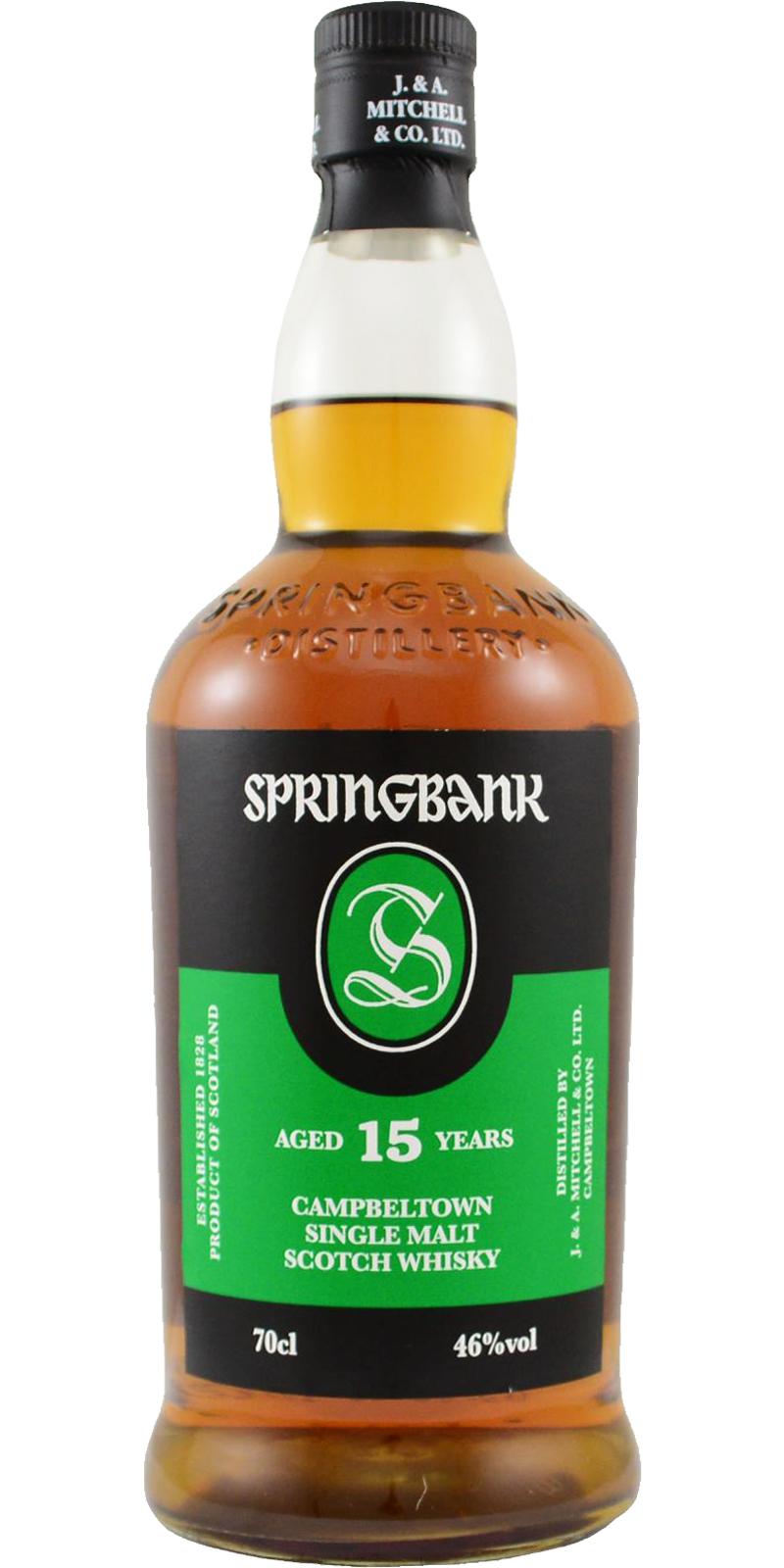 Springbank 15 Year Old Single Malt