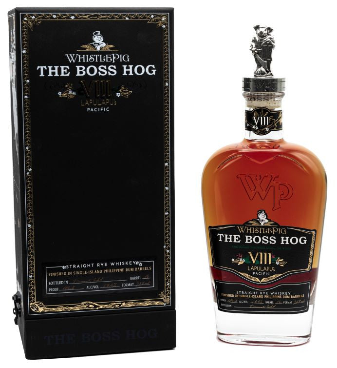 WhistlePig The Boss Hog VIII: The One That Made It Around The World (750 ml, barrel-proof single-barrel rye)