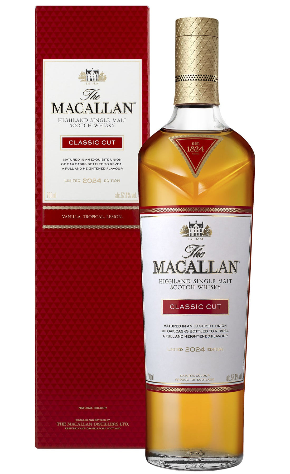 The Macallan Classic Cut 2024 – Limited Edition Highland Single Malt Scotch Whisky (52.8% ABV)