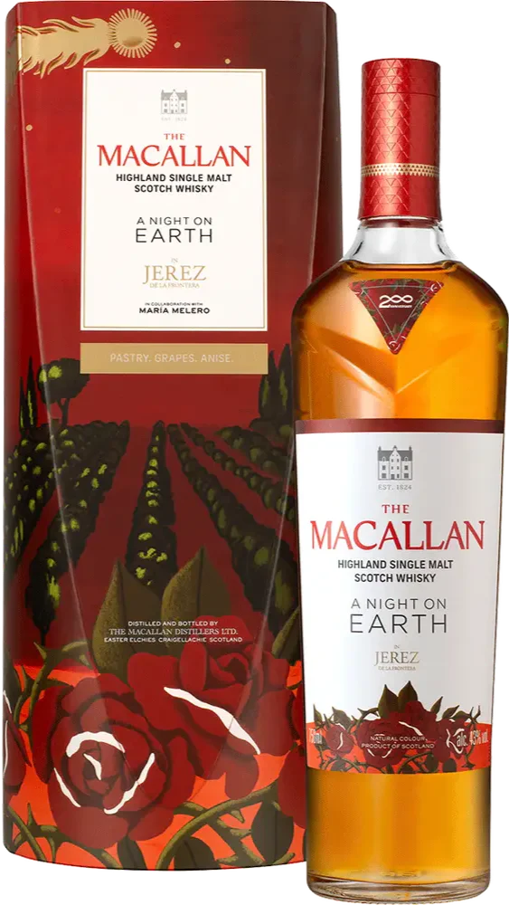 The Macallan A Night on Earth in Jerez Highland Single Malt Scotch Whisky 750ml.