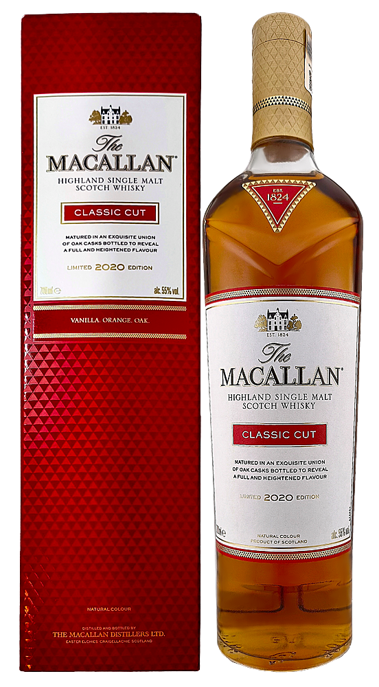 The Macallan Classic Cut 2020 – Cask Strength Highland Single Malt Scotch Whisky (55% ABV)
