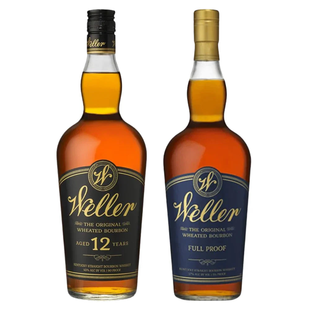 Weller Bourbon Bundle – 12 Year Old & Full Proof Kentucky Straight Bourbon Whiskey (2 x 750ml)