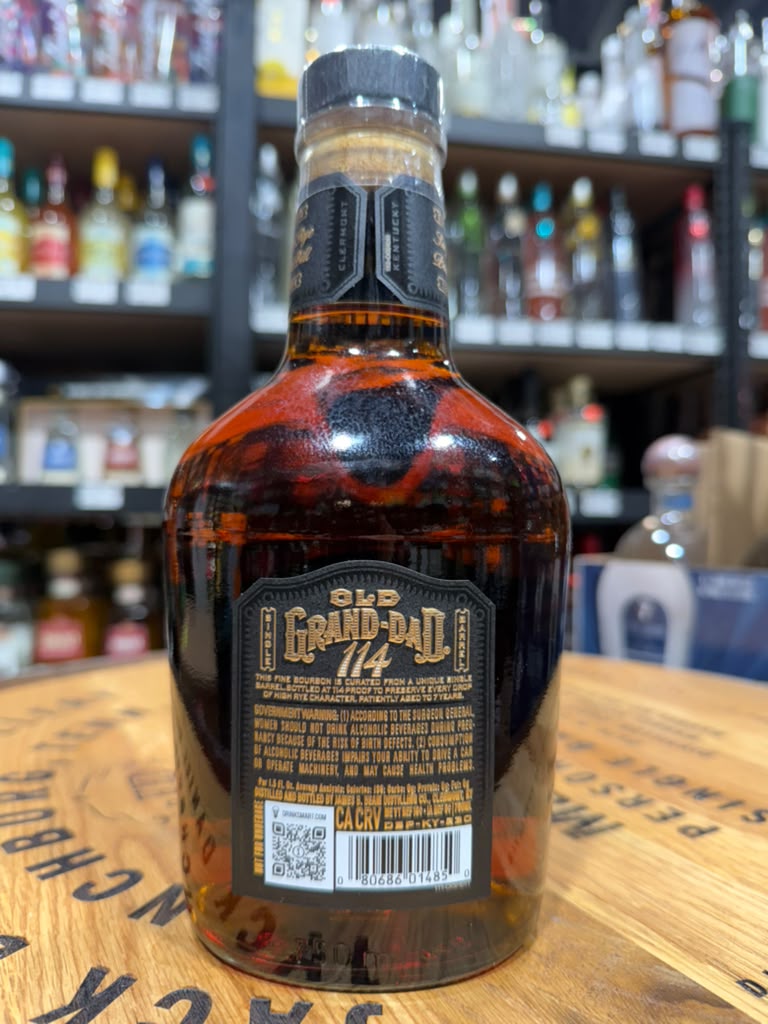 Old Grand-Dad Single Barrel Kentucky Straight Bourbon Whiskey Aged 7 Years 750ml