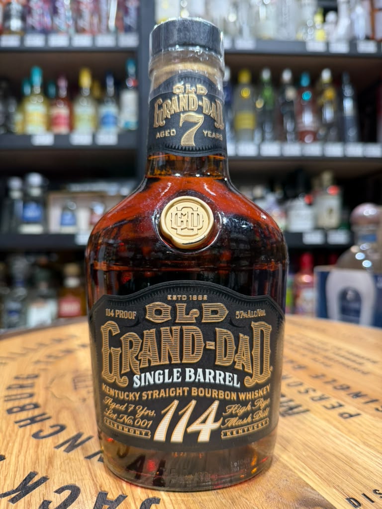 Old Grand-Dad Single Barrel Kentucky Straight Bourbon Whiskey Aged 7 Years 750ml