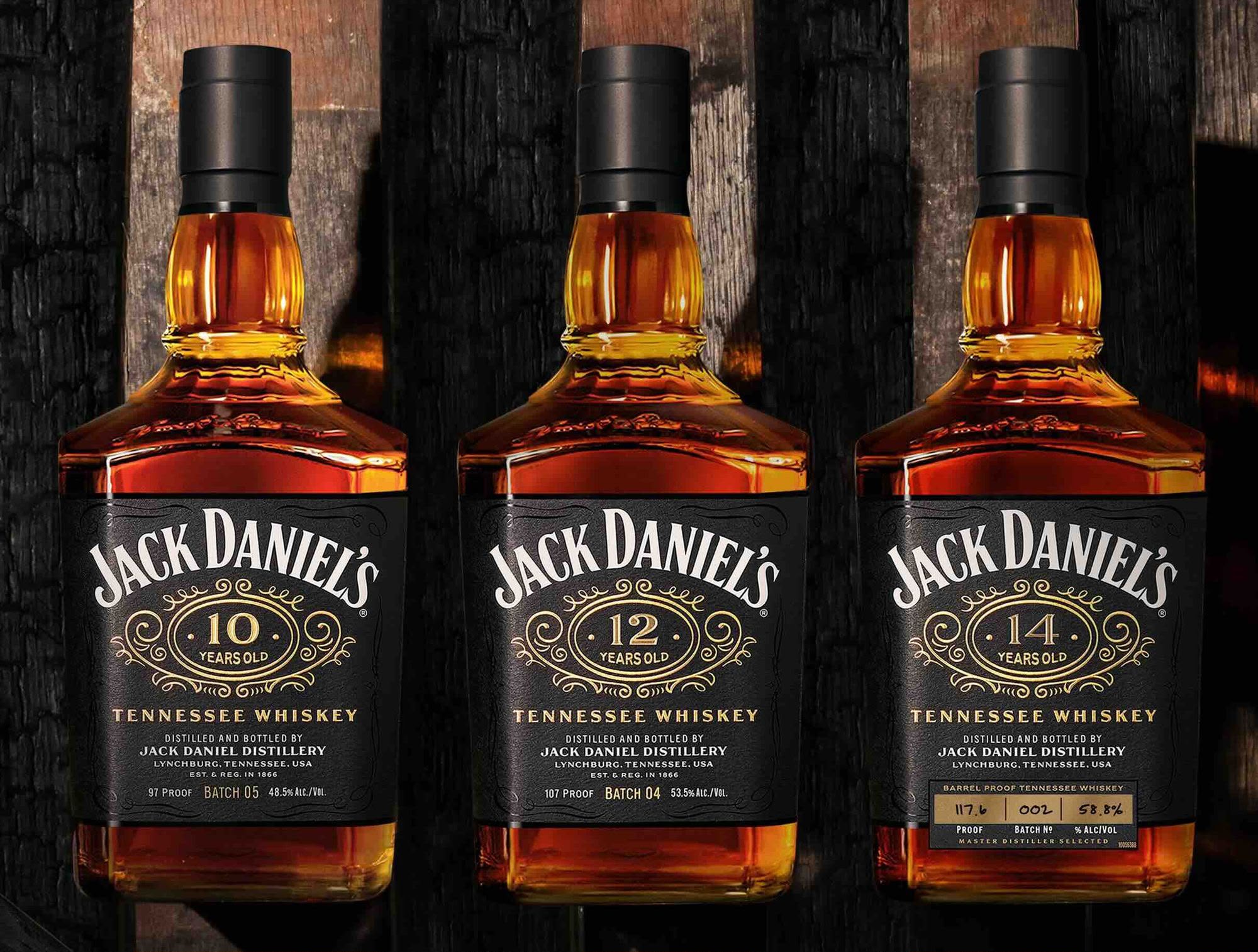 Jack Daniel's Aged Series Bundle 2026 Release: 10 Year, 12 Year & 14 Year (3 x 700ml)