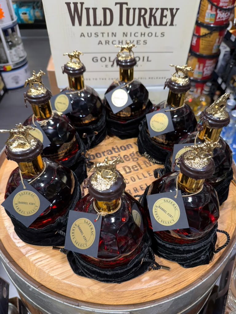 Blanton's Gold Limited Edition, Store Pick Bourbon Whiskey Full Horse Collection (8 x 750ml)