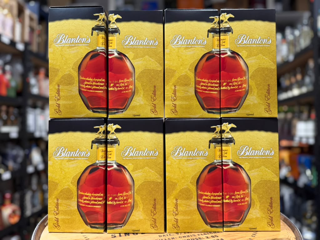 Blanton's Gold Limited Edition, Store Pick Bourbon Whiskey Full Horse Collection (8 x 750ml)