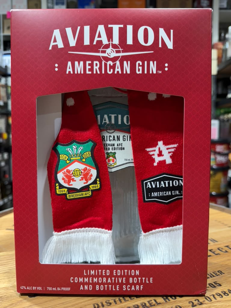 Aviation American Gin Limited Edition Commemorative Bottle & Bottle Scarf Gift Set 750ml