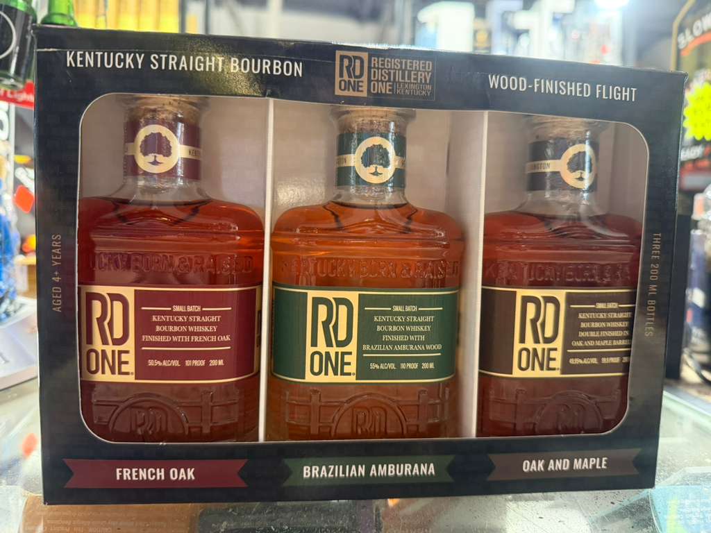 RD ONE Wood-Finished Flight: Kentucky Straight Bourbon Sampler