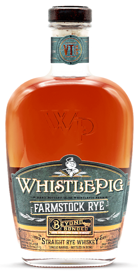Whistlepig 5 Year Farmstock Rye Beyond Bonded Straight Rye Whiskey Vermont