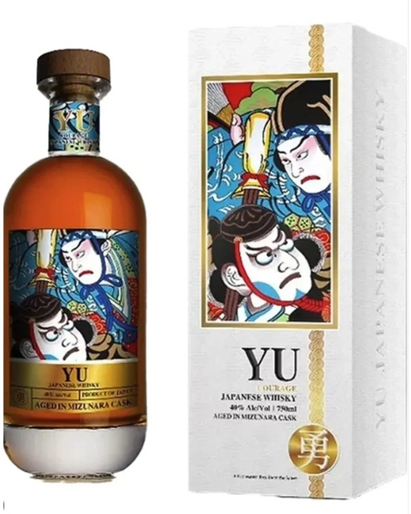 Yu Courage Single Malt Japanese Whiskey Aged In Mizunara Cask