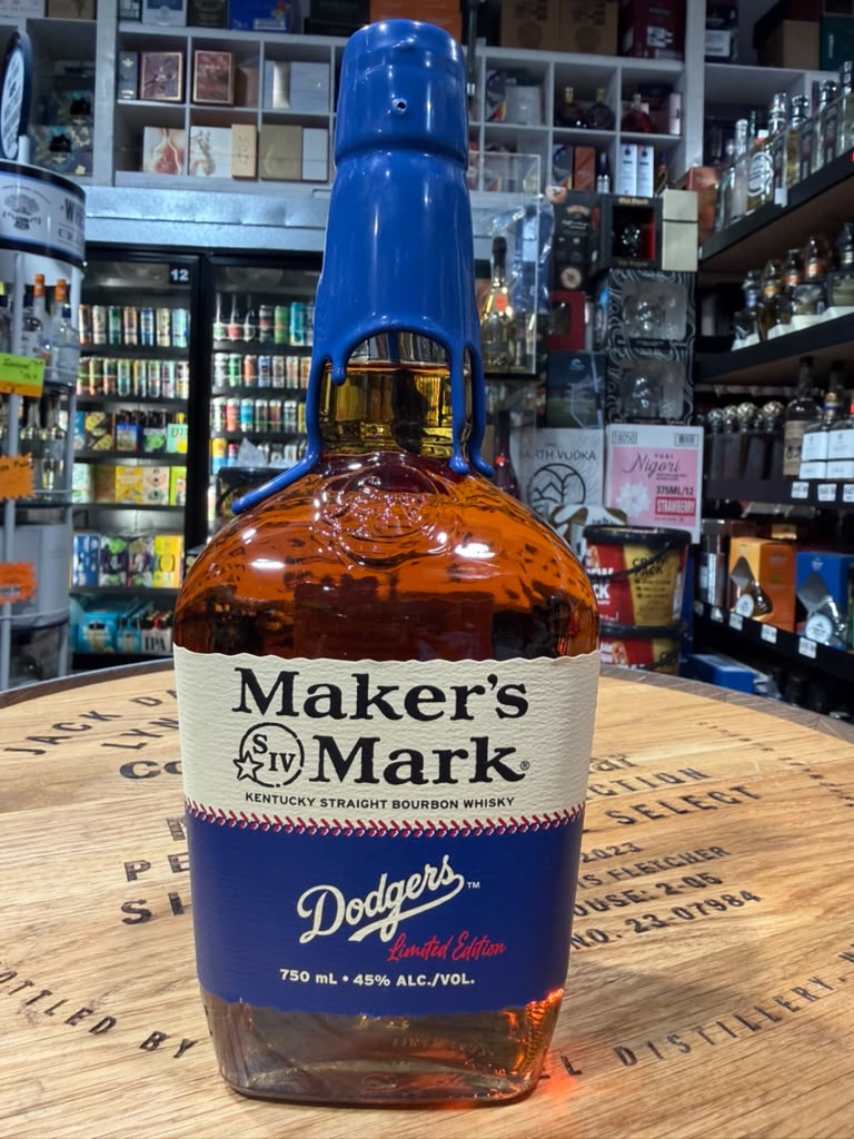 Maker's Mark L.A. Dodgers Limited Edition Season 2026 Kentucky Straight Bourbon Whiskey 750ml