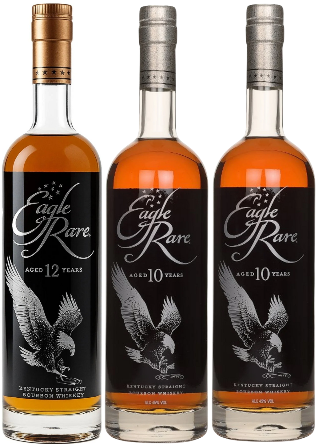 The Eagle Rare Age Statement Duo (1 x 12 Year Old and 2 x 10 Year Old)