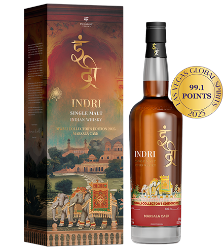 Indri Diwali Collector’s Edition 2025 Indian Single Malt Whisky (750ml)