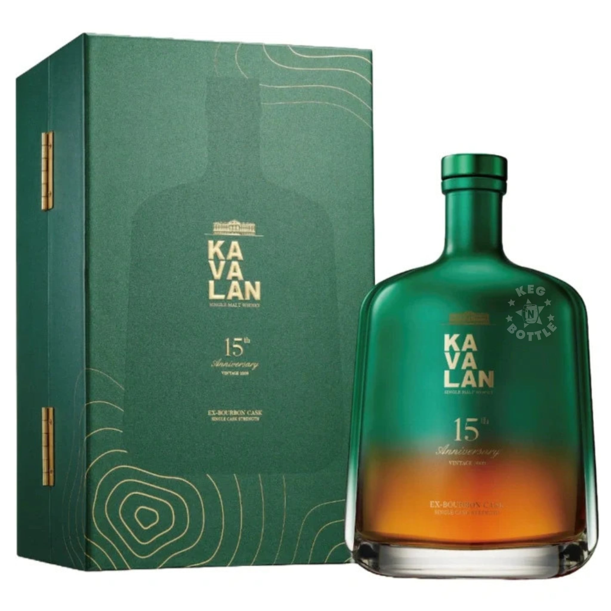 Kavalan 15th Anniversary Vintage 2009 Ex-Bourbon Cask Strength Single Malt Whisky