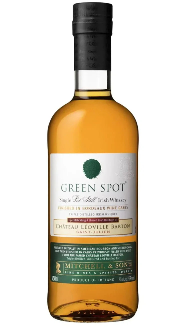 Mitchell & Son Green Spot Leoville Barton Bordeaux Finished Single Pot Still Irish Whiskey