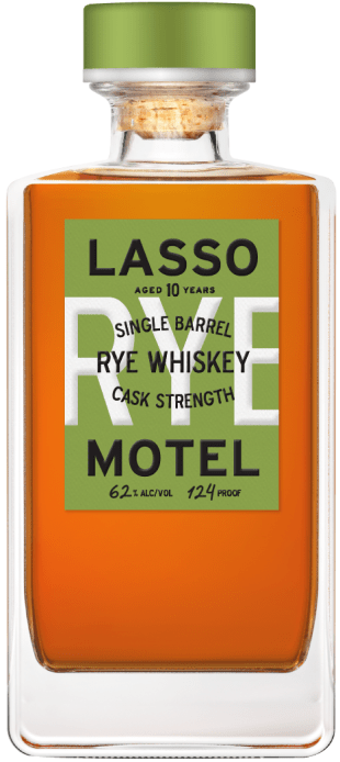 Lasso Motel 10 Year Old Single Barrel Cask Strength Rye Whiskey (750ml)
