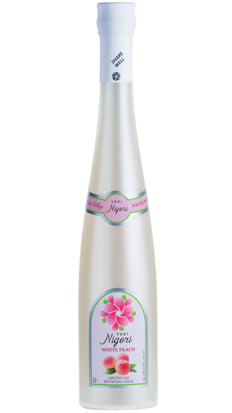 Takara Sake Yuki Nigori White Peach Unfiltered Sake