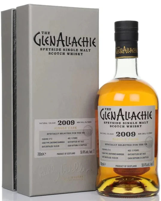 The Glenallachie 13yo Sauternes Cask Speyside Single Malt Scotch