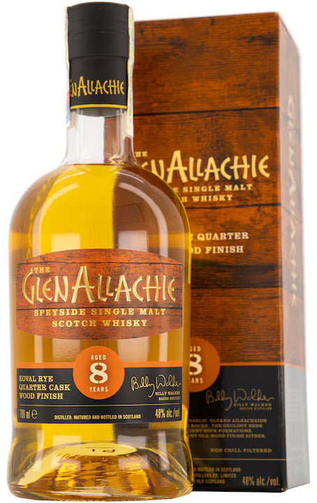 The Glenallachie Year Rye Wood Finish Speyside Single Malt Scotch