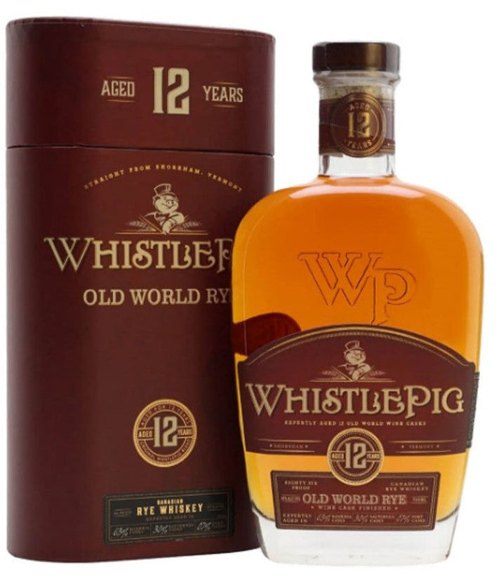 WhistlePig Straight Rye Whiskey Bespoke Old World Sherry Casks – 12 Yr, 86 proof, 750 ml